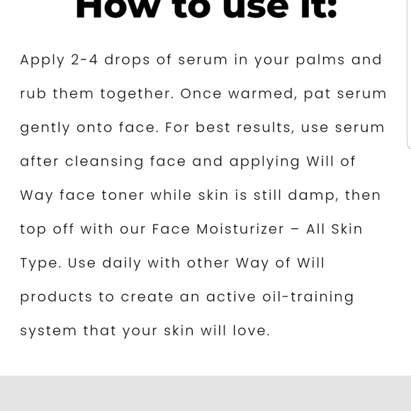 Way of Will Face Brightening Serum - Picture 4 of 7